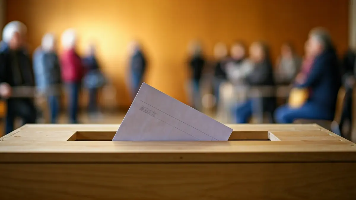 Imatge genèrica d'una urna amb paperetes, simbolitzant una consulta popular.