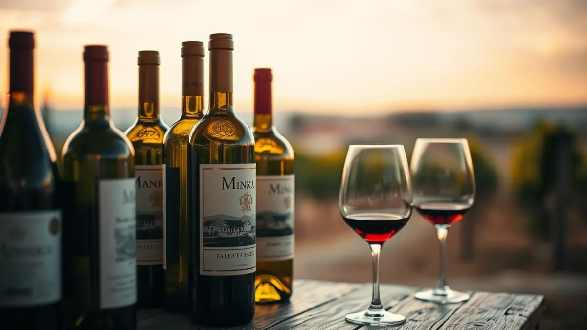 Imagen genérica de vinos y copas en un ambiente de cata.