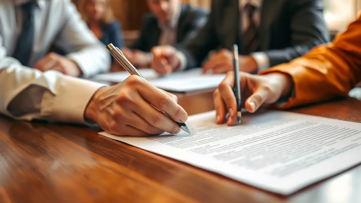 Imatge genèrica d'una reunió institucional amb documents