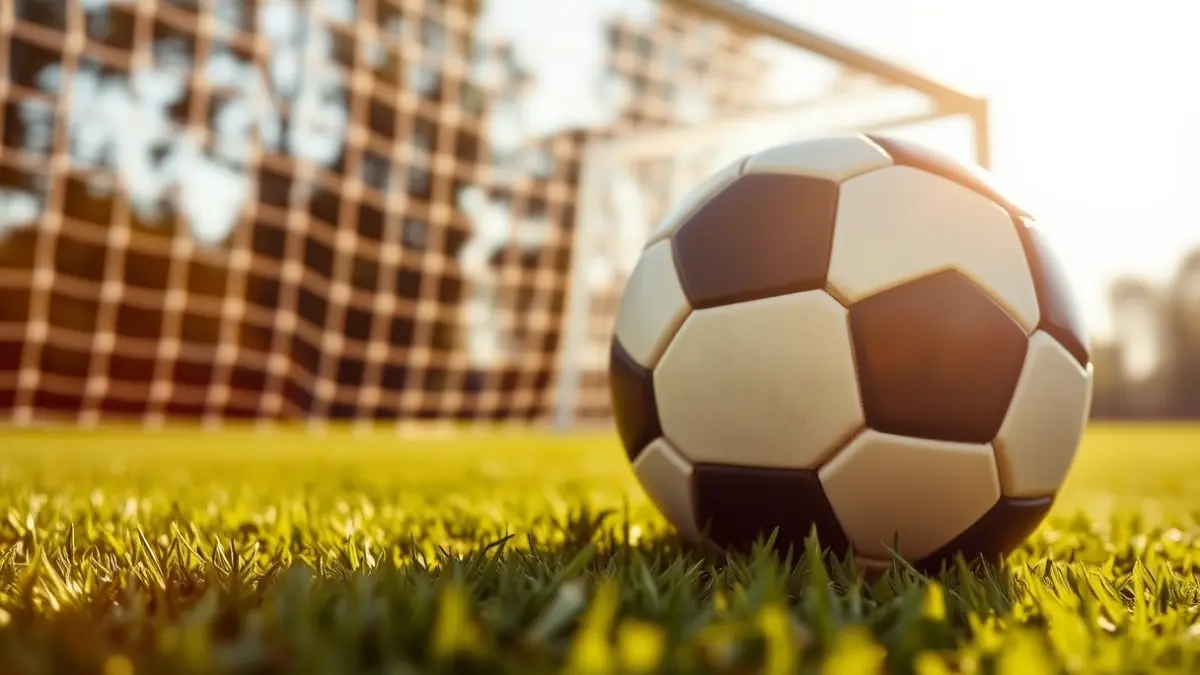 Imatge genèrica d'una pilota de futbol sobre la gespa d'un camp.