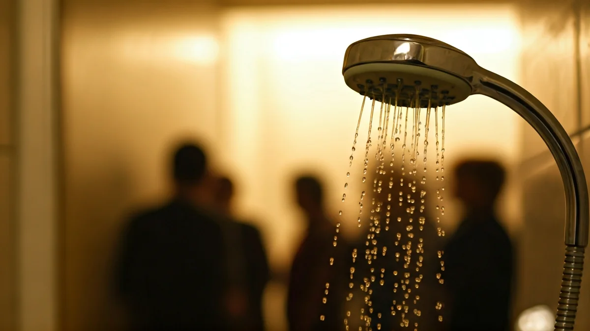 Imagen genérica de un cabezal de ducha con gotas de agua, simbolizando la conservación del agua.