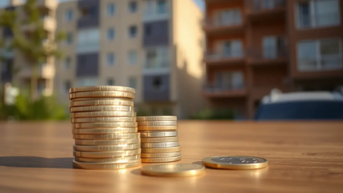 Imatge genèrica de monedes d'euro, simbolitzant l'augment dels preus de l'habitatge.