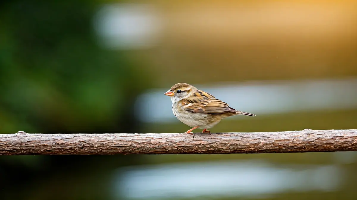 Imagen genérica de un pájaro en su hábitat natural, con un río o arroyo al fondo.