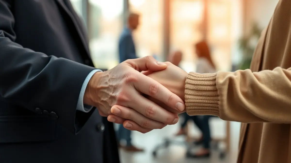 Imatge genèrica de mans que s'agafen, simbolitzant suport i atenció.