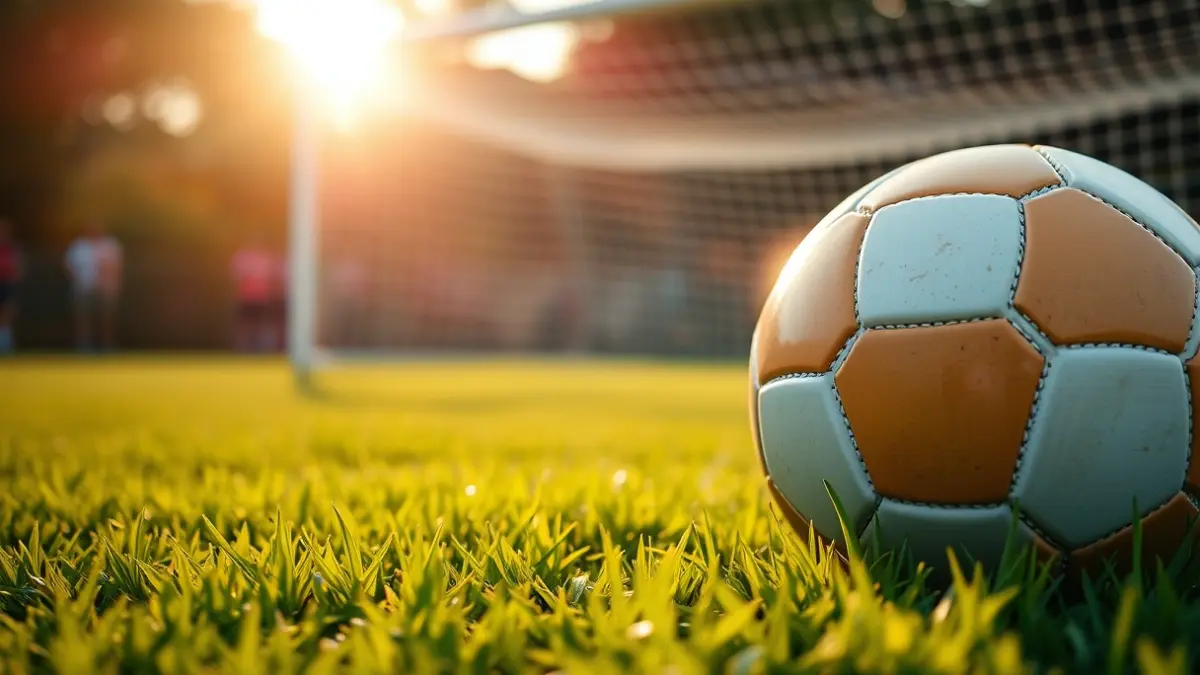 Imatge genèrica d'una pilota de futbol sobre la gespa d'un camp