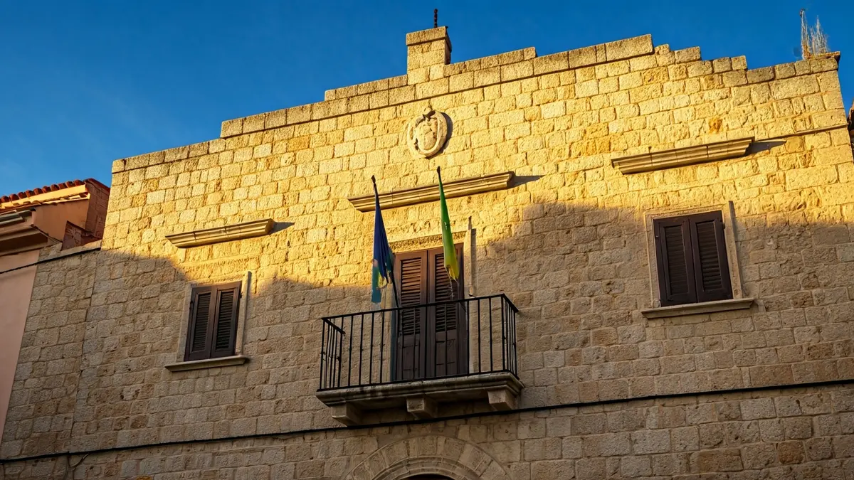 Façana de l'Ajuntament de Puigcerdà durant una commemoració històrica.
