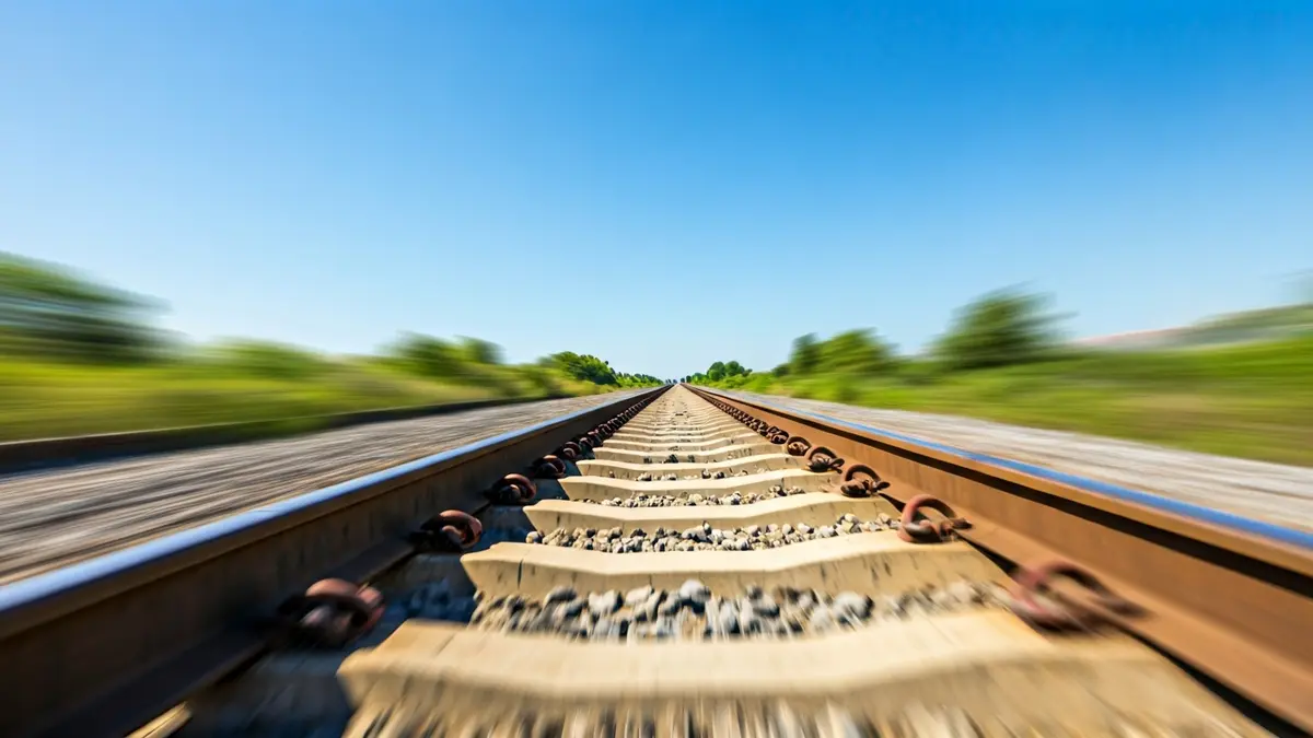 Imatge genèrica d'una via de tren amb vegetació als costats.