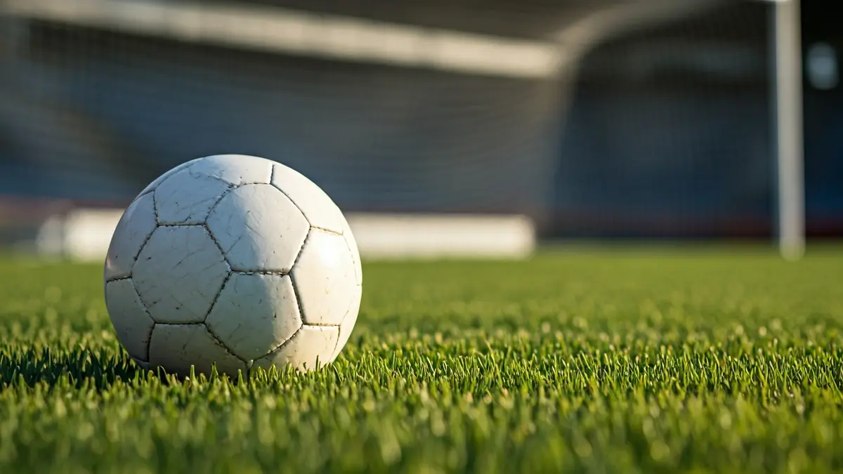 Generic image of a soccer ball on a grass field