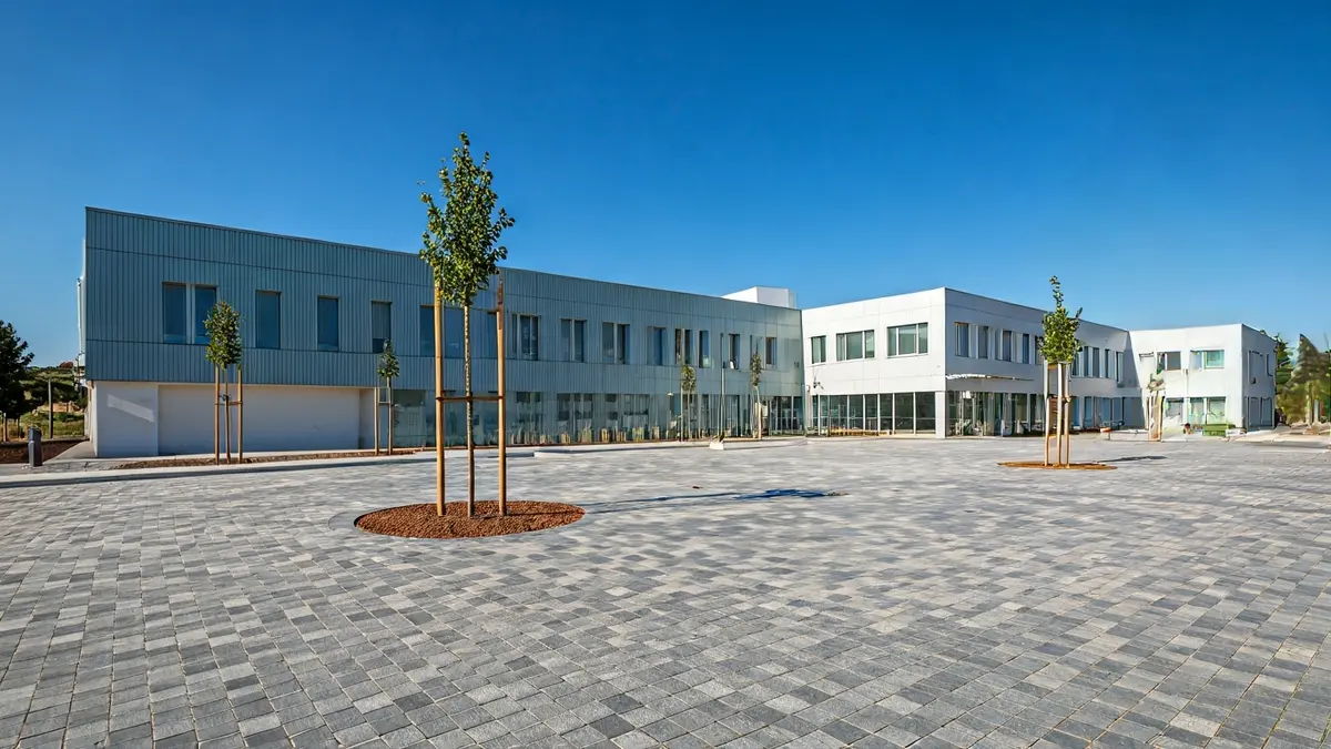 Image of the CAP Sud surroundings in Sabadell after the improvement works.