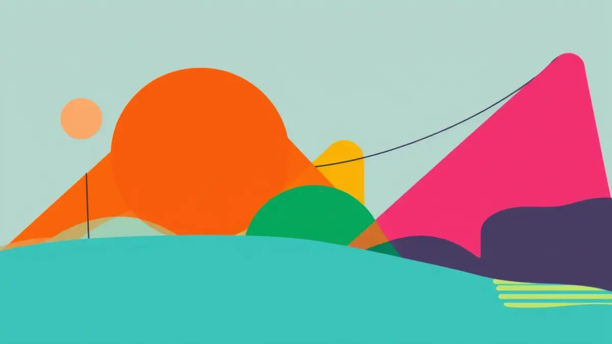 Image of a festival poster with modern design and Catalan cultural elements.