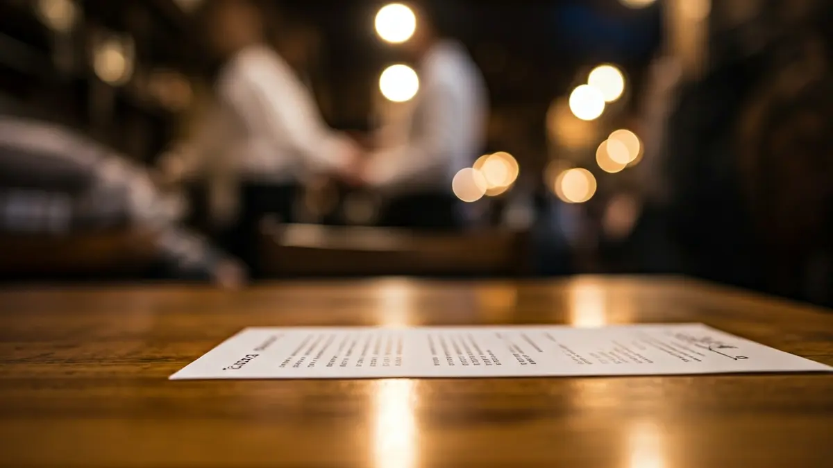 Image of a restaurant menu written in Catalan