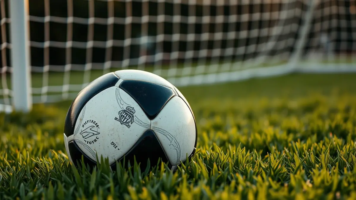 Generic image of a soccer ball on a grass field.