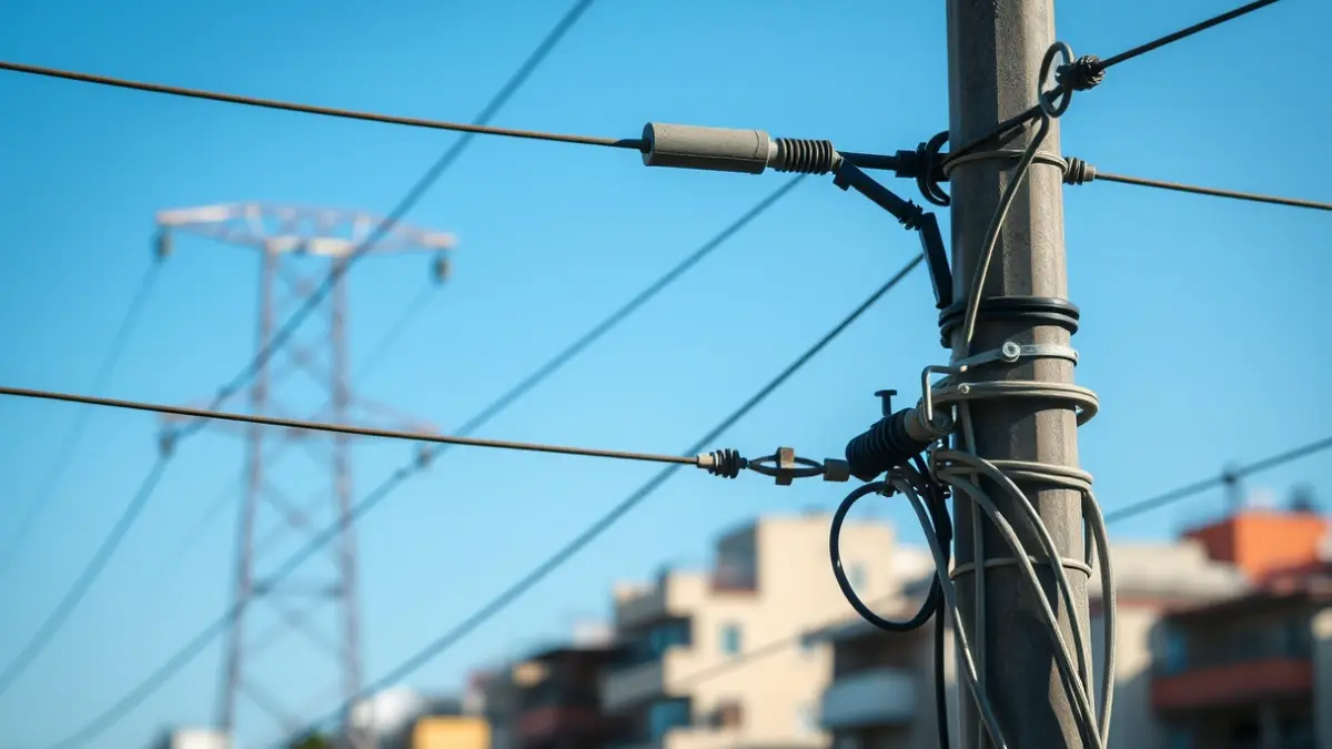 Imatge genèrica d'una torre elèctrica d'alta tensió.