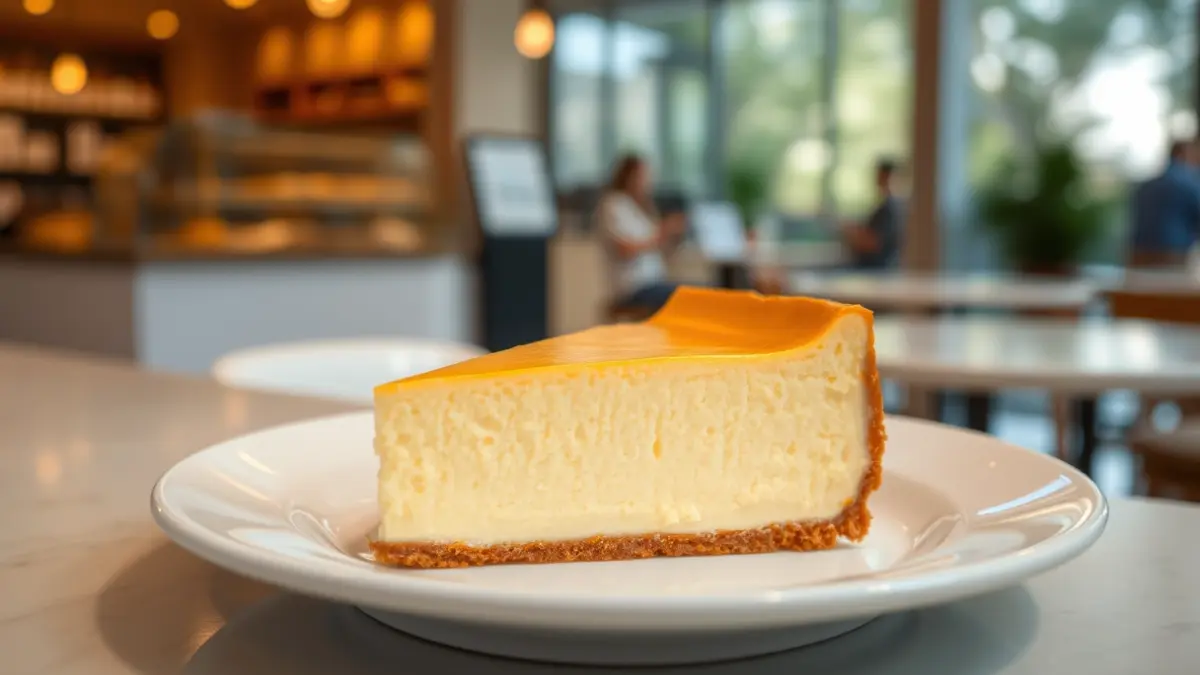 Generic image of a cheesecake slice.