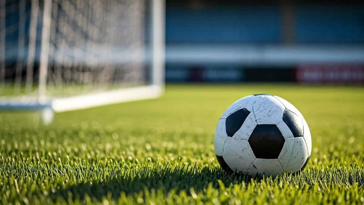 Imatge genèrica d'una pilota de futbol sobre la gespa d'un camp