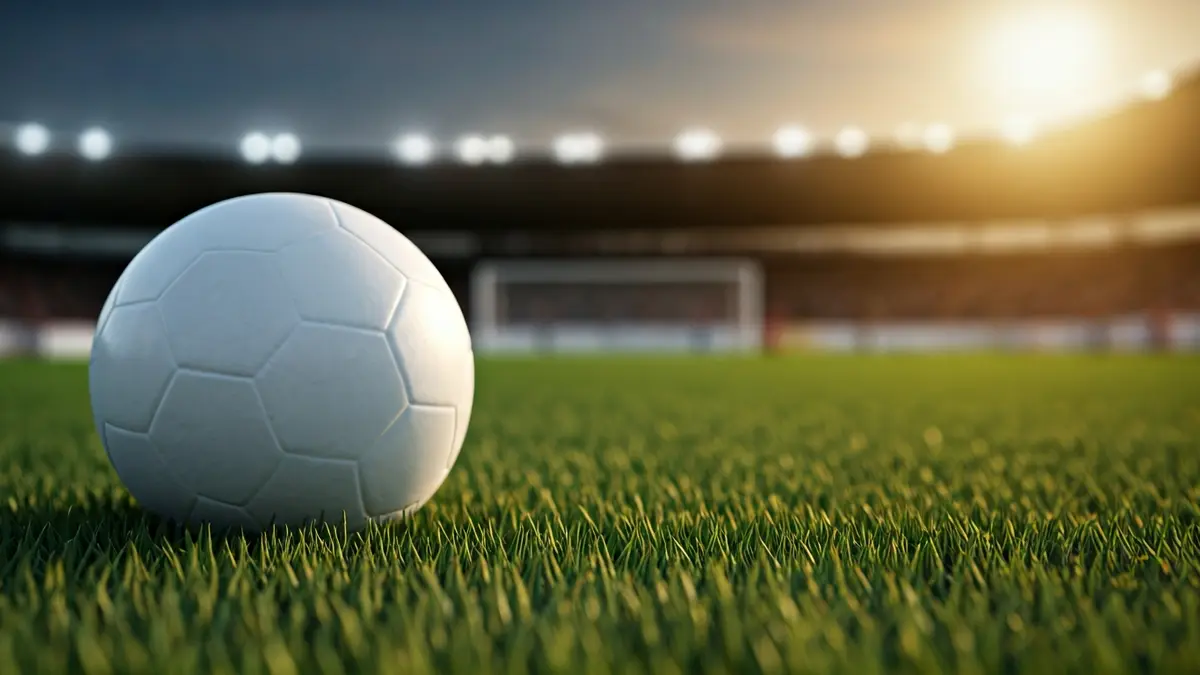 Imatge genèrica d'una pilota de futbol sobre la gespa d'un camp.