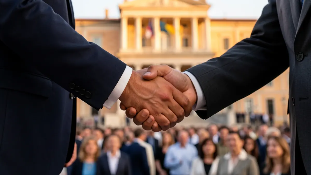 Generic image of a political meeting in Catalonia.