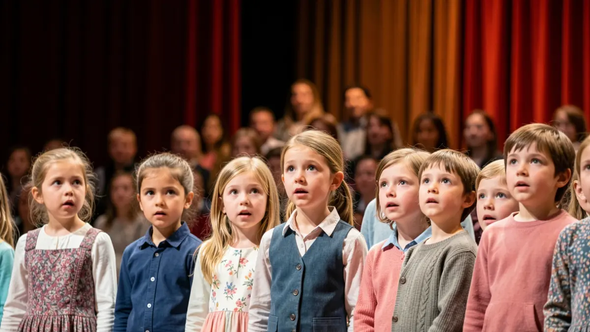 Generic image of children participating in an educational project.