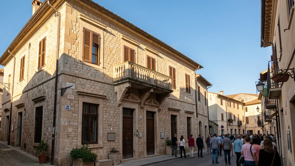 Imagen genérica de la fachada de un ayuntamiento mediterráneo.