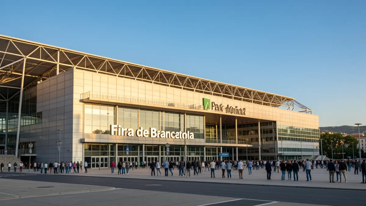 Imatge genèrica del recinte firal de Montjuïc a Barcelona.