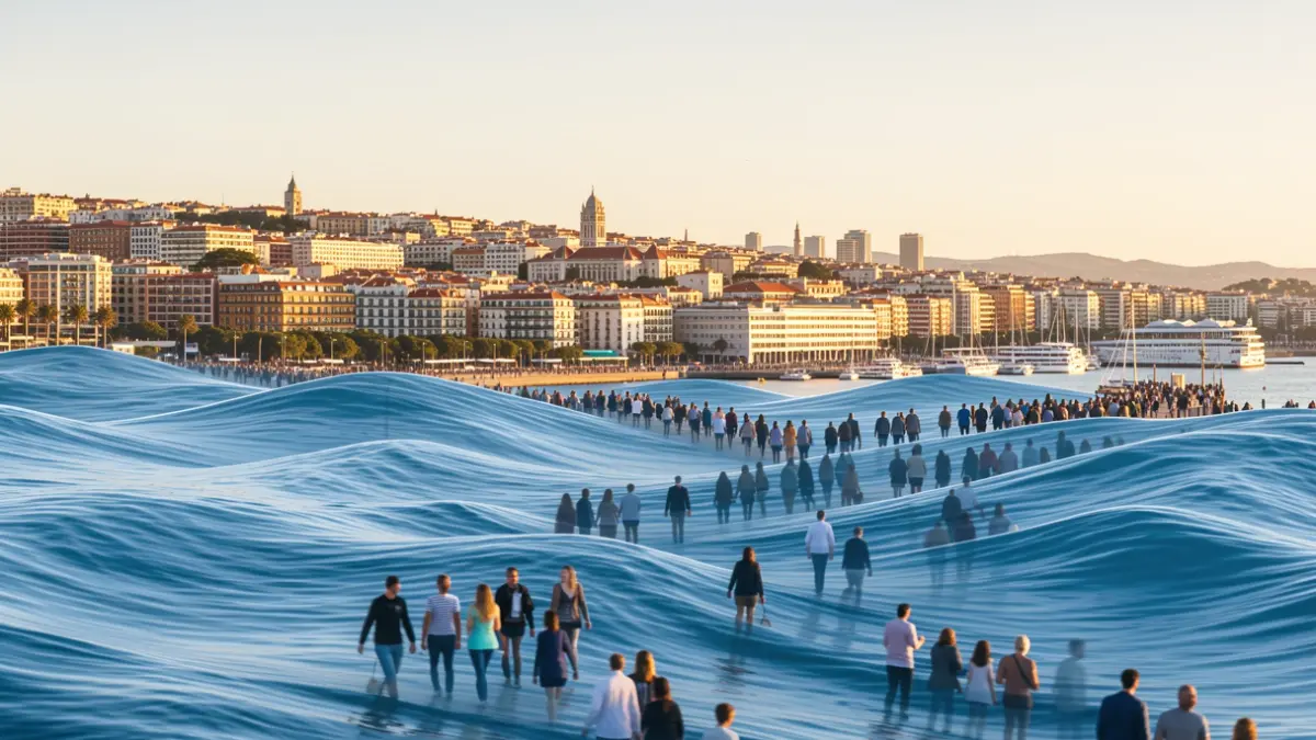 Imatge genèrica de l'economia blava a Barcelona.