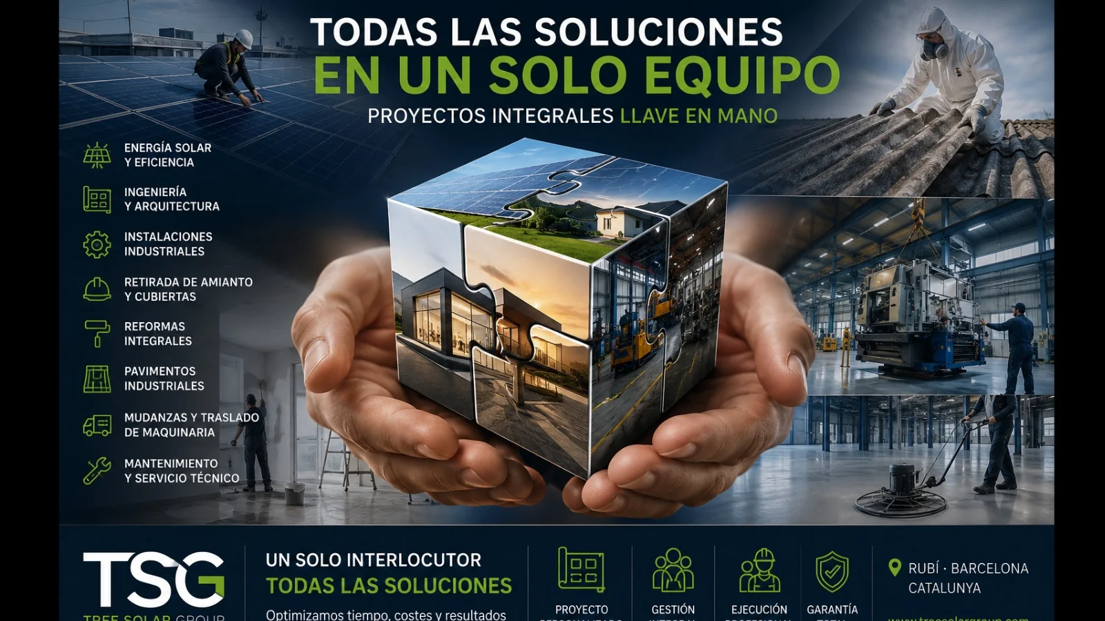 Cada cop més empreses busquen un únic interlocutor per executar projectes complets