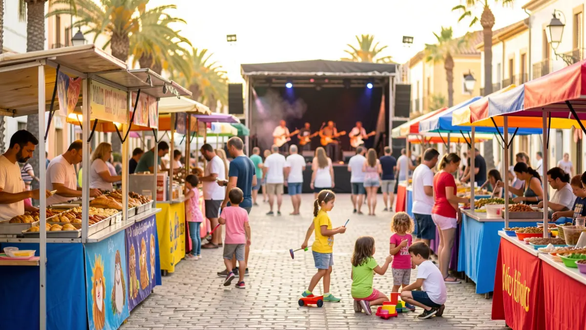 Imatge genèrica d'un festival gastronòmic i musical a l'aire lliure.