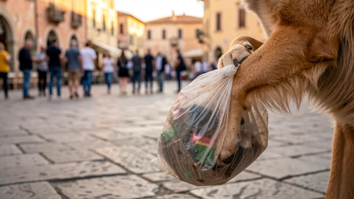 Imagen genérica de bolsas para excrementos de perro.