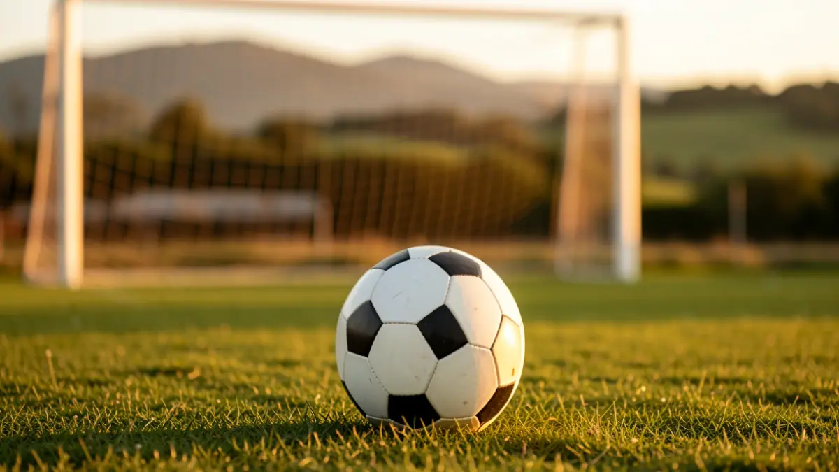 Imagen genérica de un balón de fútbol sobre césped.