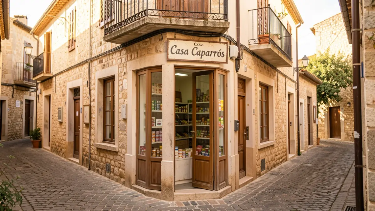 Generic image of a traditional neighborhood shop with an old sign.