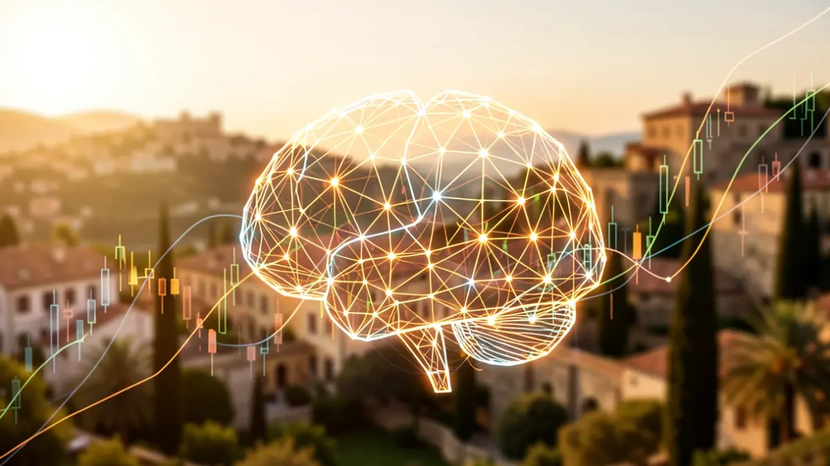 Generic image of artificial intelligence and business growth.