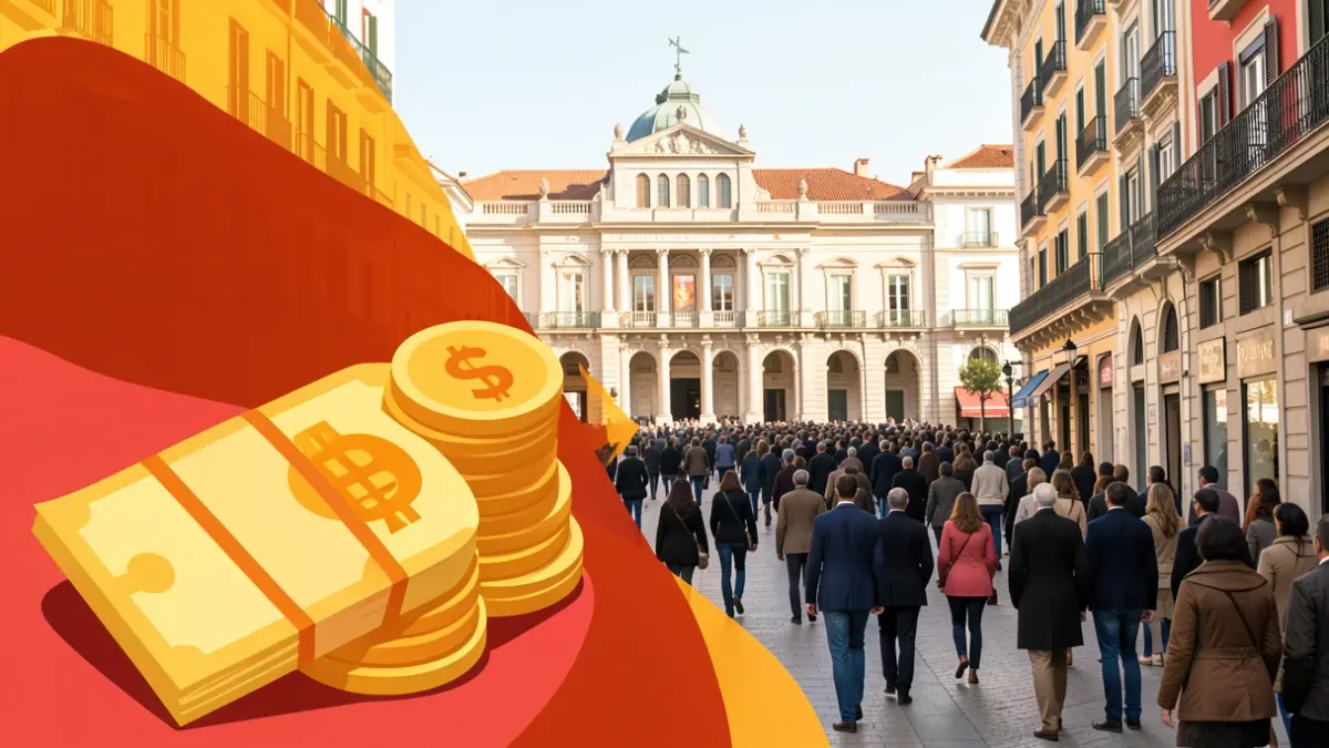 Imagen genérica de dinero y vivienda en Barcelona.