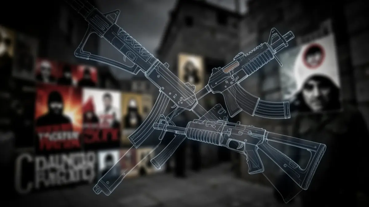 Imatge genèrica de radicalització i armes.