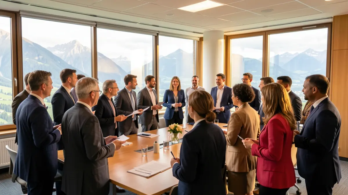Imagen genérica de reunión política en el Alt Pirineu.