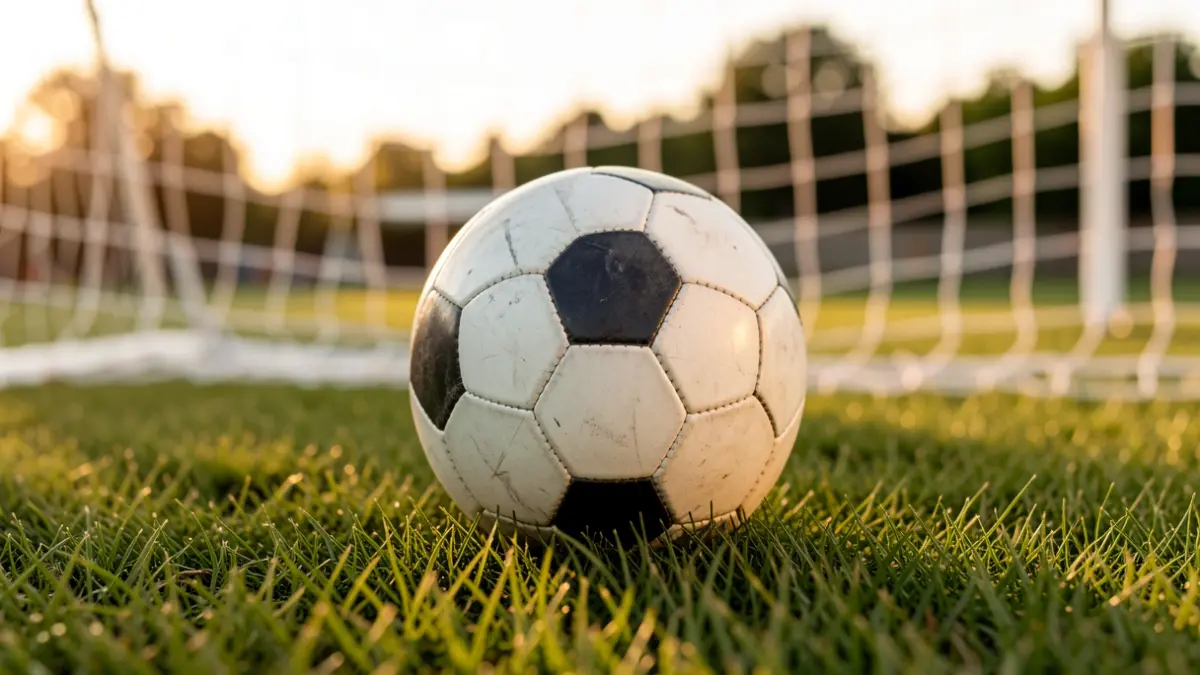 Imatge genèrica d'una pilota de futbol sobre gespa.