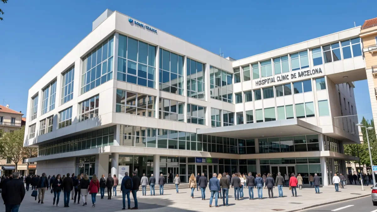 Imagen genérica del Hospital Clínic de Barcelona.