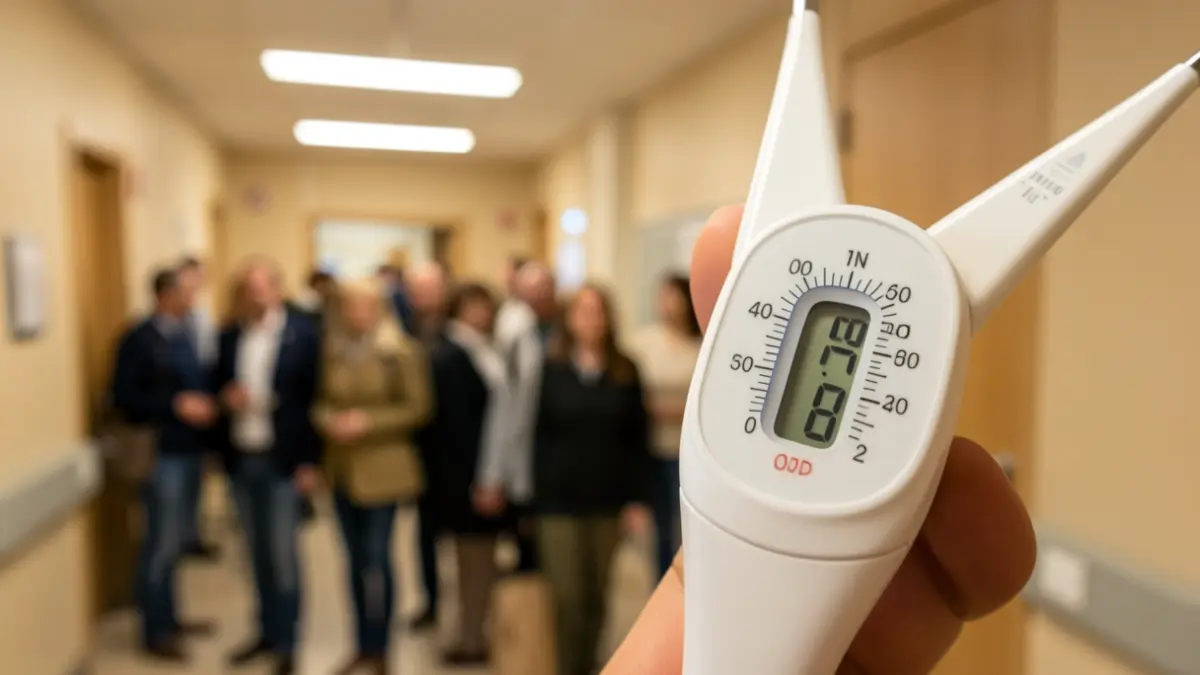 Generic image of a medical thermometer.
