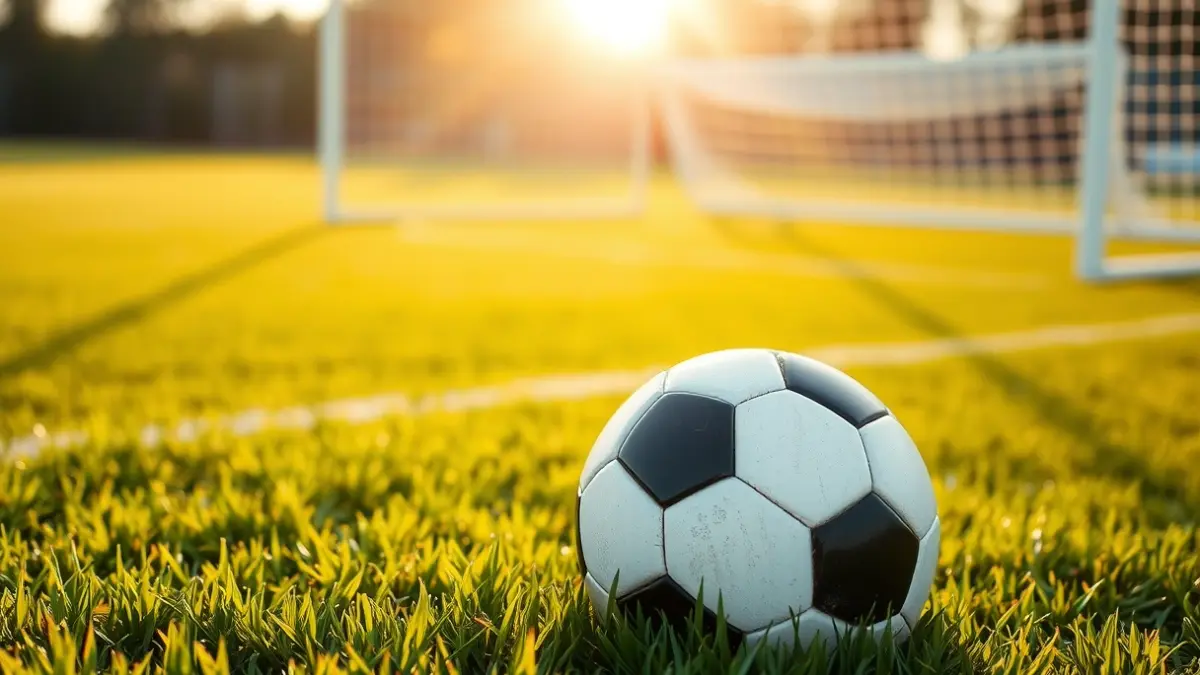 Imatge genèrica d'una pilota de futbol sobre la gespa d'un camp.