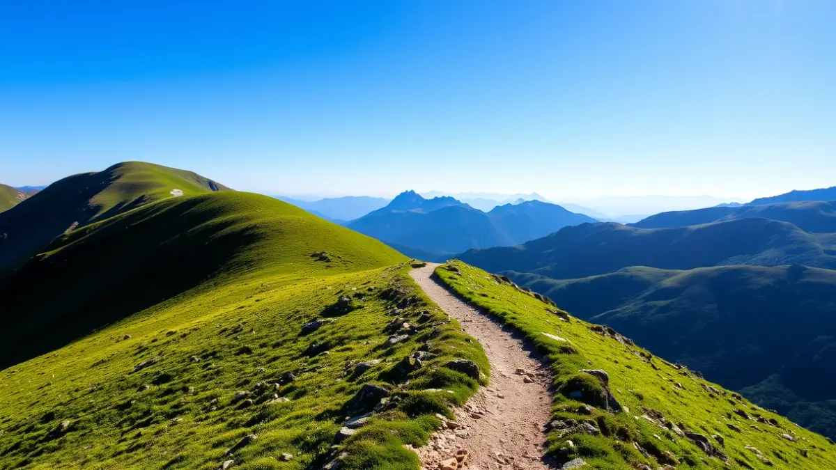 Generic image of a mountain trail in Cerdanya.