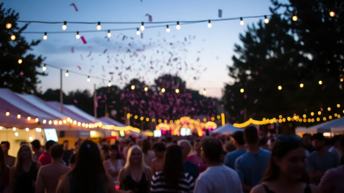 Generic image of an inclusive outdoor festival with music and activities.