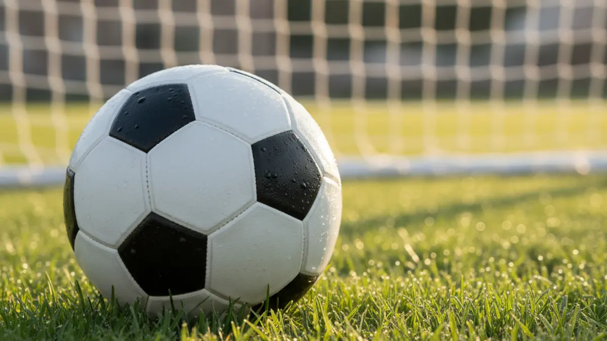 Imatge genèrica d'una pilota de futbol sobre la gespa d'un camp.