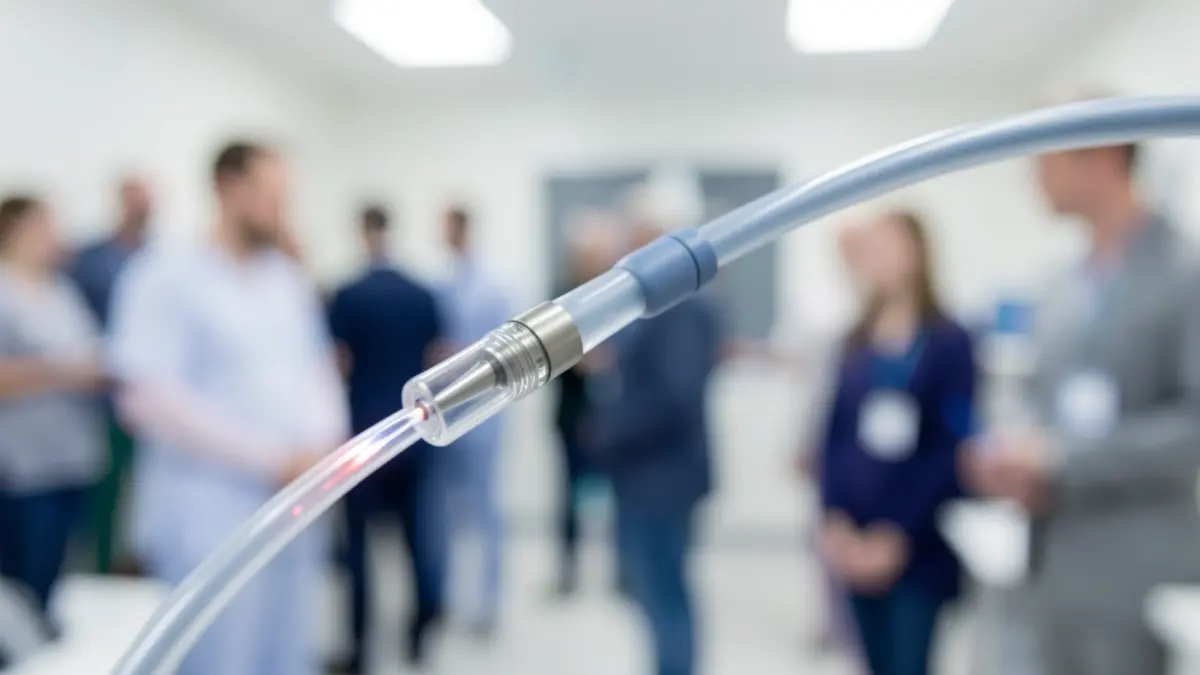 Generic image of a laser cystoscope for medical treatment.