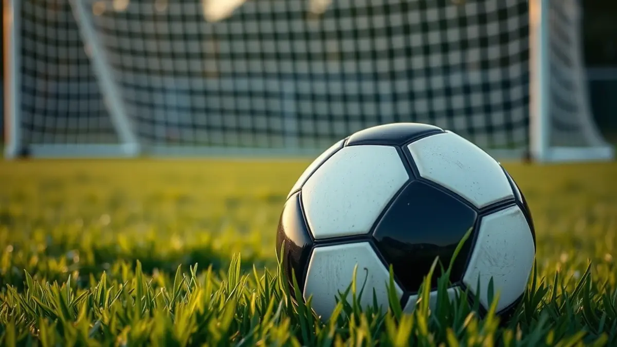 Imatge genèrica d'una pilota de futbol sobre la gespa d'un camp