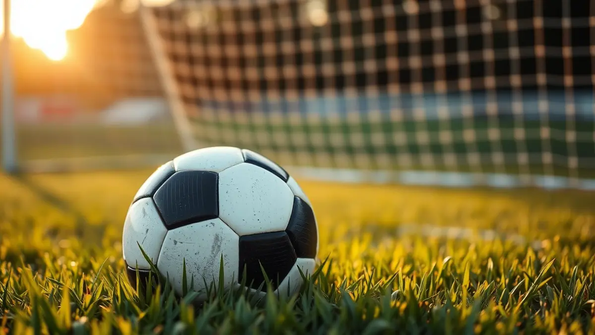 Imatge genèrica d'una pilota de futbol sobre la gespa d'un camp
