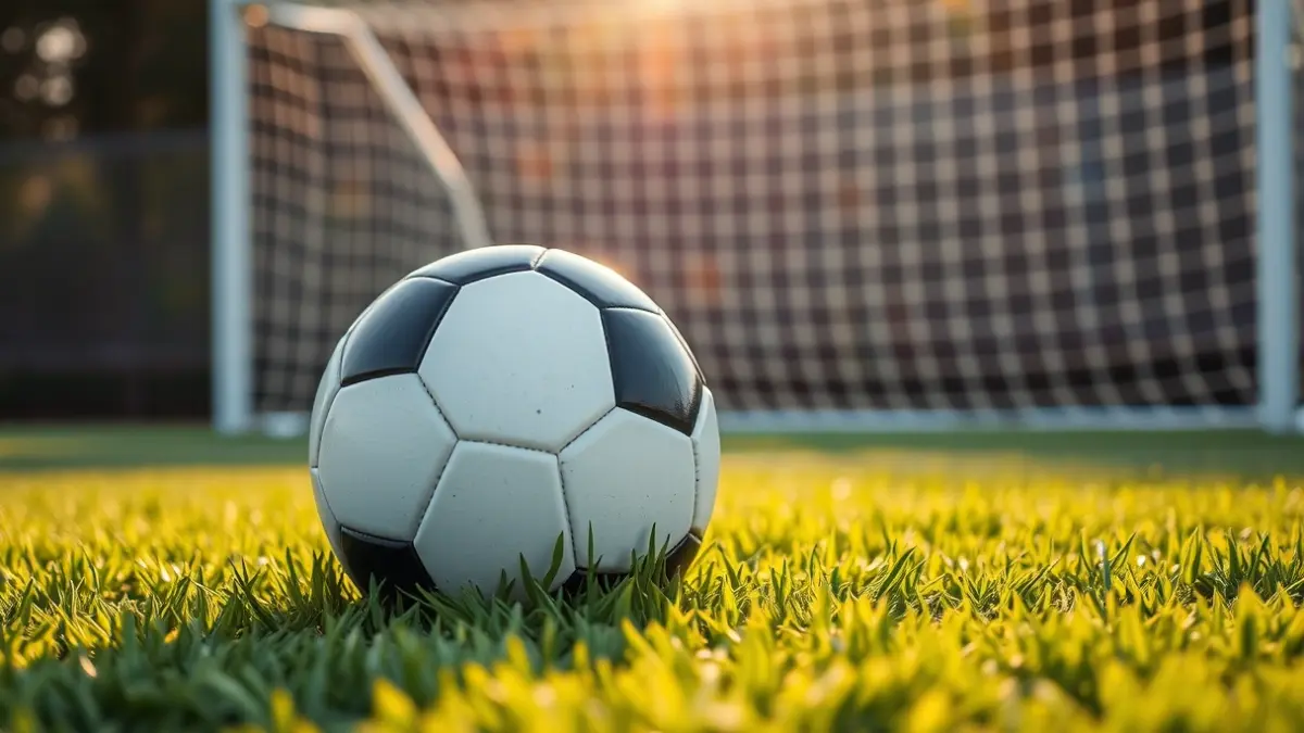 Imatge genèrica d'una pilota de futbol sobre la gespa d'un camp