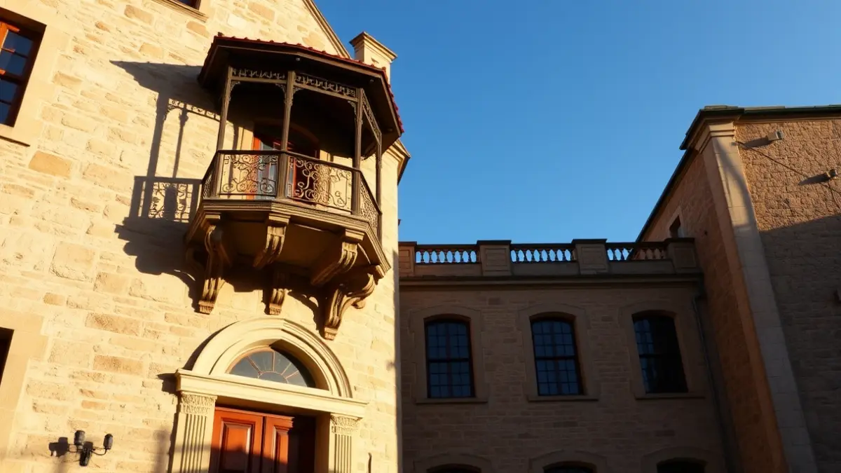 Facade of El Morell Town Hall under sunlight.