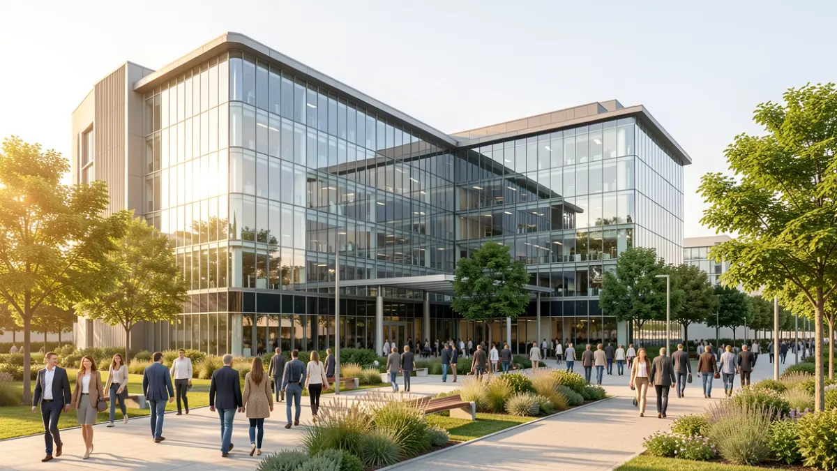 Generic image of a modern health campus.