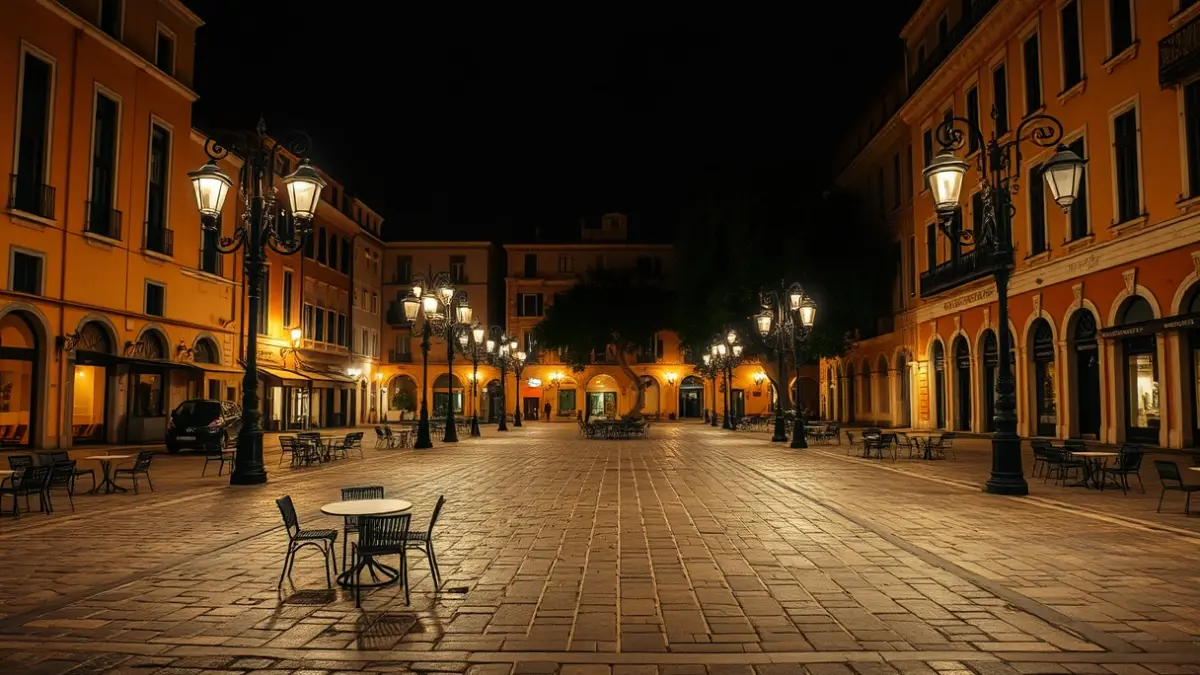 Generic image of an urban public space with signs of deterioration or incivility.