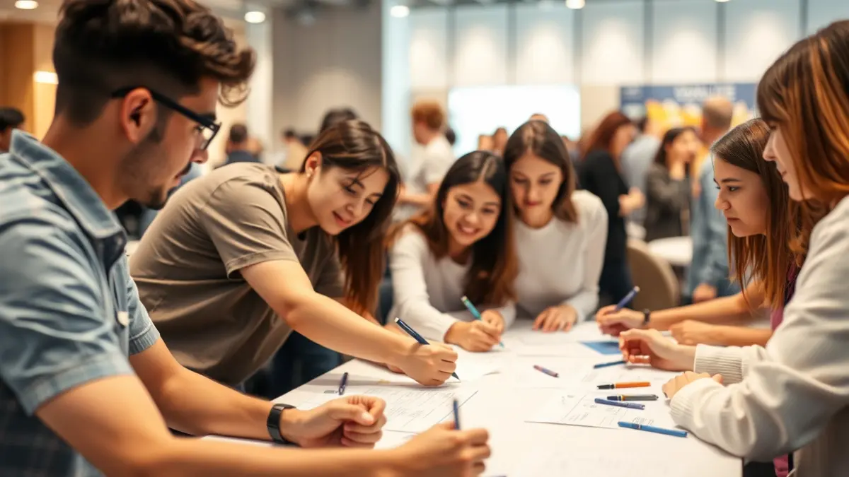 Joves participant en una hackató d'innovació social a Reus