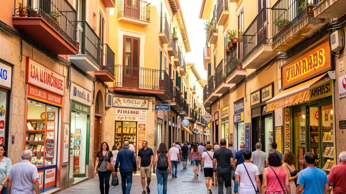 Imagen genérica del barrio del Raval en Barcelona con arquitectura mediterránea.